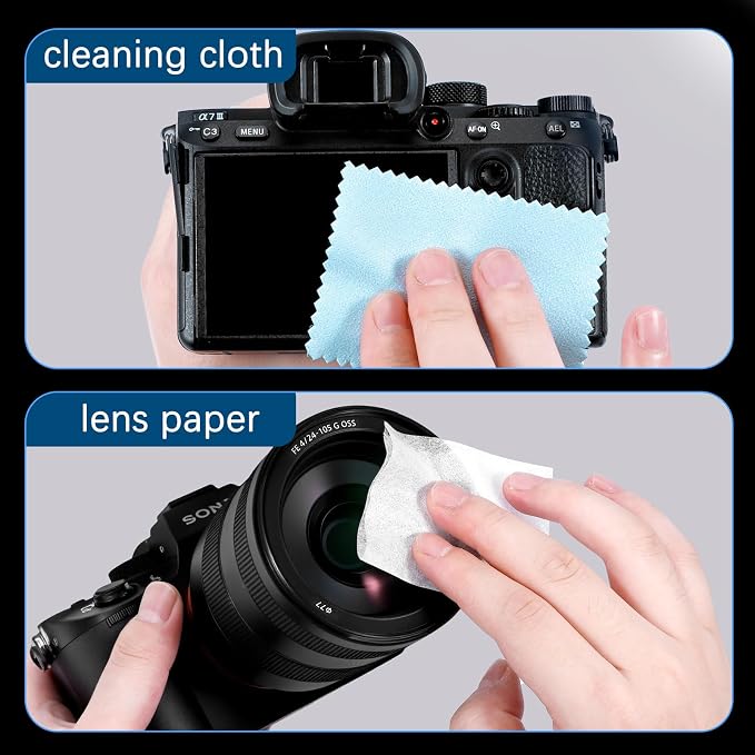 Camera Cleaning Kit for DSLR & Mirrorless Cameras - Camera Accessories Lens, Sensor & Camera Lens Cleaning Kit, Perfect Photographer Gifts, Canon, Sony A7III Accessories Sensor Cleaning kit - Image 5