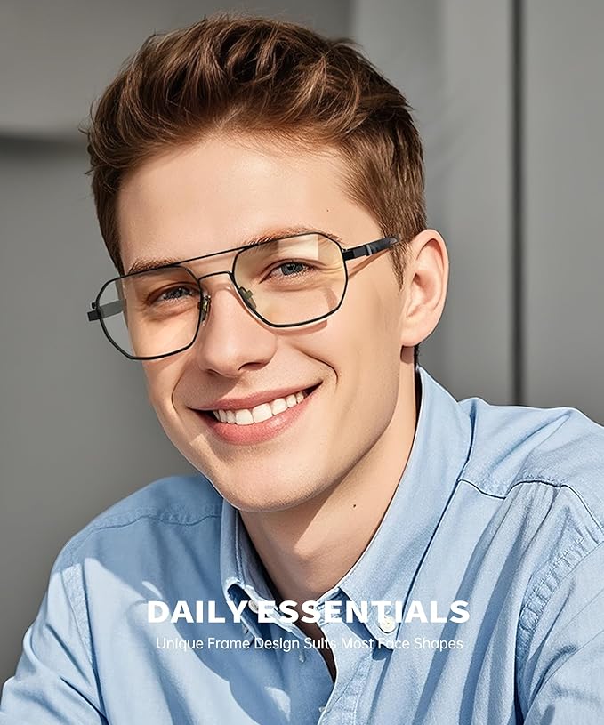 ANYLUV Blue Light Glasses for Woman/Men, Blue Light Blocking Glasses Women Computer Gaming Glasses for Eye Protection