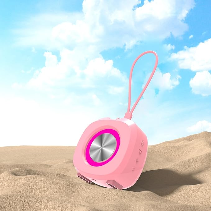 Bluetooth Speaker, Portable Wireless, IPX5 Waterproof Speaker, Bluetooth 5, RGB Color Lights, Loud Stereo Sound, Bass, TWS Pairing, Suitable for Party, Home, Outdoor Use for Long Time Playing.