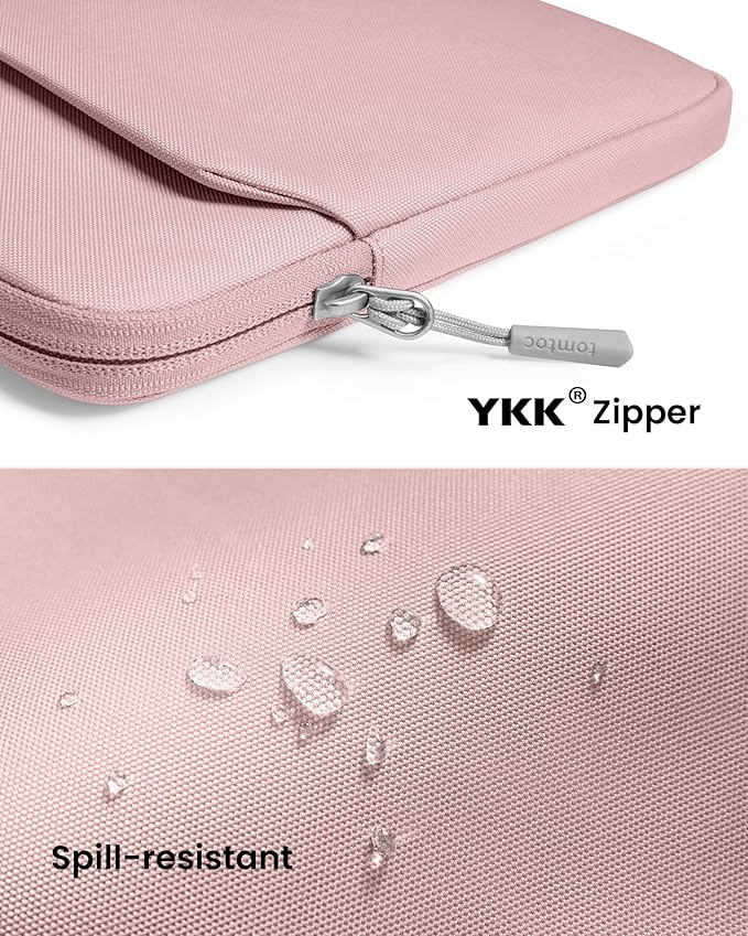 tomtoc Slim Laptop Sleeve for 14-inch MacBook Pro M5/M4/M3/M2/M1 Pro/Max 2026-2021, Water-Resistant Protective Case for 13.8 Inch Surface Laptop AI PC, Accessory Bag