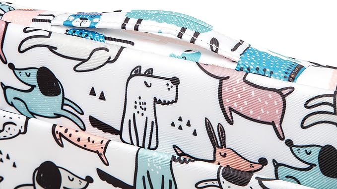 Kinmac 360° Protective Laptop Sleeve Case Bag Cover with Handle for MacBook Pro 16 inch,16 inch HP,Lenovo,Dell,ASUS,Acer Ultrabook and Business Laptop (Cartoon Dogs)