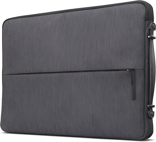 Lenovo Urban Laptop Sleeve 15.6 Inch for Laptop/ Notebook/Tablet Compatible with MacBook Air/Pro Water Resistant - Charcoal Grey