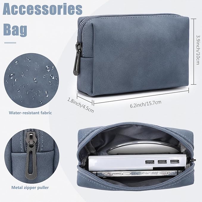 HYZUO 15-16 Inch Laptop Case Bag Sleeve with Stand Feature for MacBook Pro 16 M5/M4/M3/M2/M1 Pro/Max 2026-2019, XPS 15, MacBook Pro 15 2015-2012, Samsung Galaxy Book Flex 15, Haze Blue