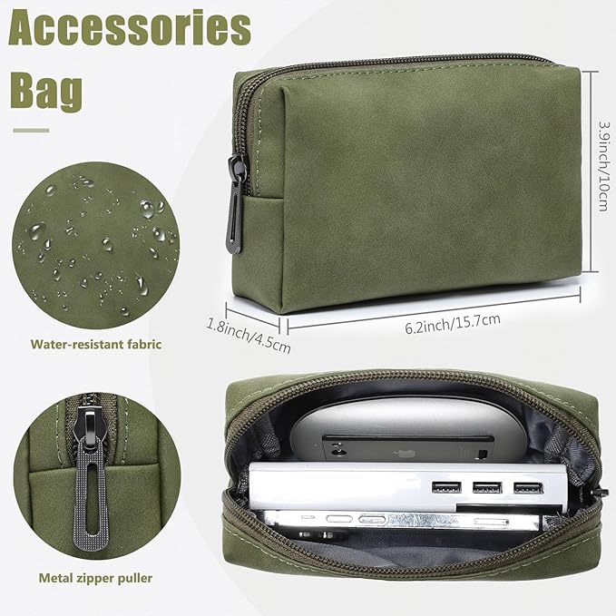 HYZUO 15 Inch Laptop Case Bag Sleeve with Stand for MacBook Air 15 M5 M4 A3241 M3 A3114 M2 A2941 2026-2023, 15" Surface Laptop 7/6/5/4/3, MacBook Pro 15 A1990 A1707 2019-2016, Olive Green