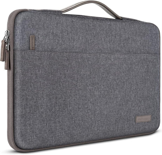 DOMISO 16 inch Laptop Sleeve Protective Case Cover Compatible with 16 16+ inch HP Dell ASUS Lenovo Chromebook,Waterproof Computer Cases Bag with Handle,Dark Grey