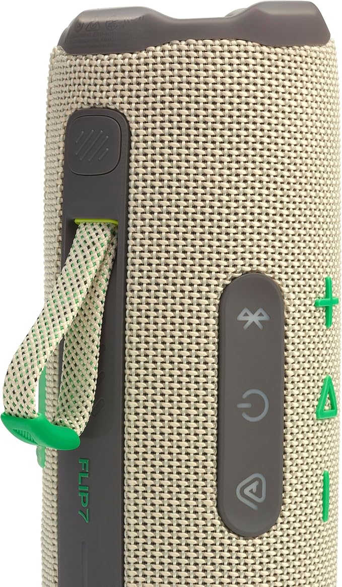 JBL Flip 7 - Portable Waterproof and Drop-Proof Speaker, Bold JBL Pro Sound with AI Sound Boost, 16Hrs of Playtime, and PushLock System with Interchangeable Accessories (Squad)