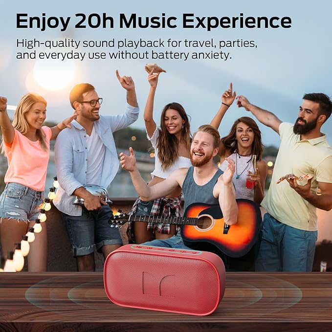 Monster S150 Bluetooth Speaker, Strong Bluetooth 5.4, IPX7 Waterproof Wireless Speaker, Support Sulti-Channel Connection