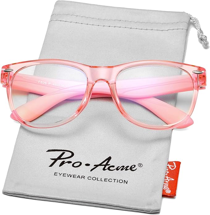Pro Acme Blue Light Blocking Glasses for Kids - Boys & Girls Unbreakable Frame (3-12 Years)