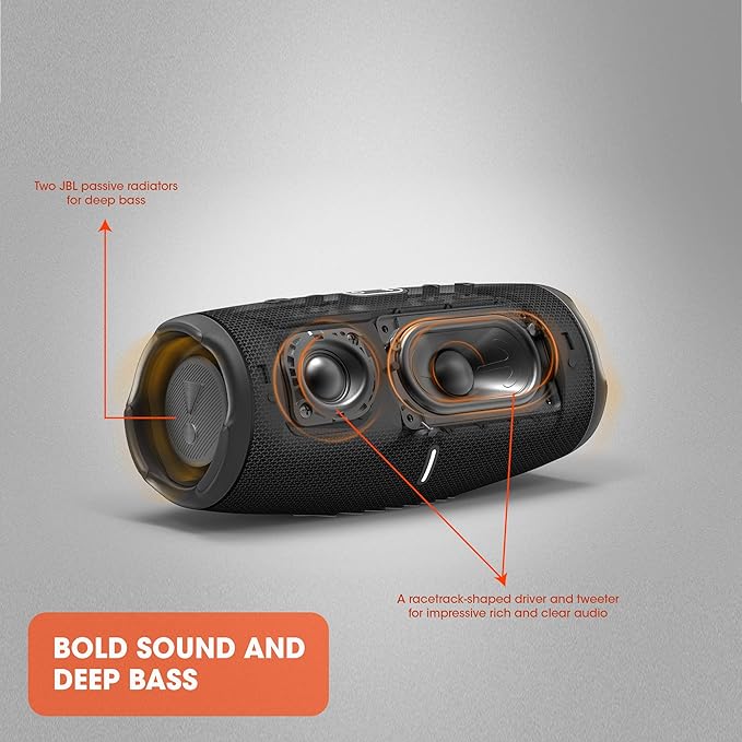 JBL CHARGE 5 - Portable Waterproof (IP67) Bluetooth Speaker with Powerbank USB Charge out, 20 hours playtime, JBL Partyboost (Squad)