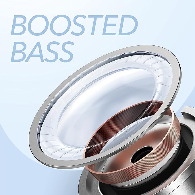 Soundcore by Anker Life P2 Mini True Wireless Earbuds, Bluetooth 5.2, 10mm Drivers for Big Bass, Custom EQ, 32H Playtime, Fast Charging, Comfortable, Tiny Size for Daily Use, Commute, Work (White)