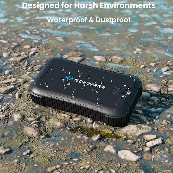 Rugged & Waterproof Power Bank, 30000mAh 45W USB-C Heavy Duty Laptop Portable Charger for Outdoor, Camping, For iPhone 16, 15, iPad, Samsung S24, S23, Android, Steam Deck, MacBook, Chromebook