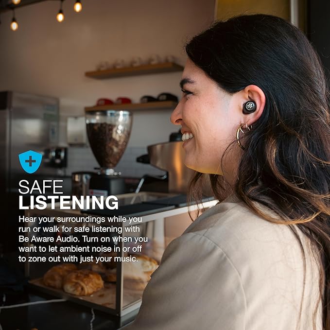 JLab JBuds ANC 3 True Wireless Earbuds with Charging Case, 42 Hours of Total Playtime, 9 Hours Per Charge, Smart Active Noise Canceling, Custom Sound Via App, Multipoint Connect, Google Fast Pair