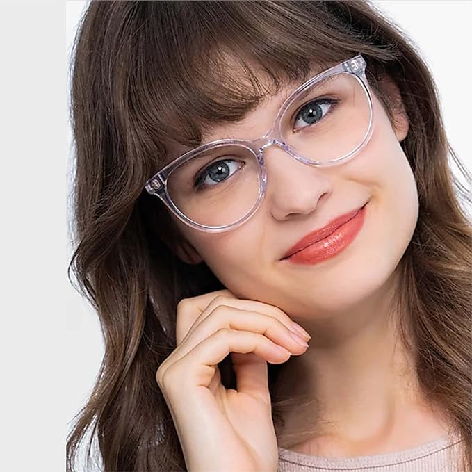 Blue Light Glasses for Woman Men | 99% Blue Light Blocking Glasses | Computer Glassess | Gaming | TV Phone Screen Reader Square Frame | Anti Eyestrain & UV Glare,1 Pack