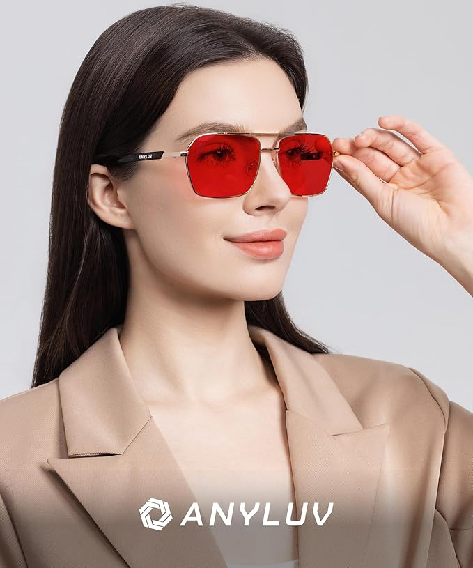 ANYLUV Blue Light Glasses Men/Women, Blue Light Blocking Glasses, Computer Screen Blocker Eyes Protection Glasses