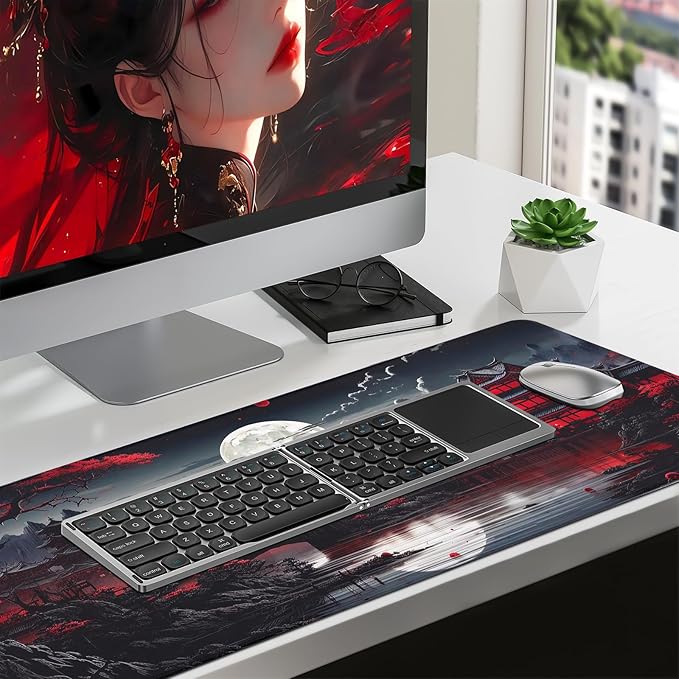 Mouse Pad Gaming Mousepad,Large Mousepads for Keyboard and Mouse with Non-Slip Rubber Base,Suitable for School,Office,Home,35.4 x 15.7 Inch