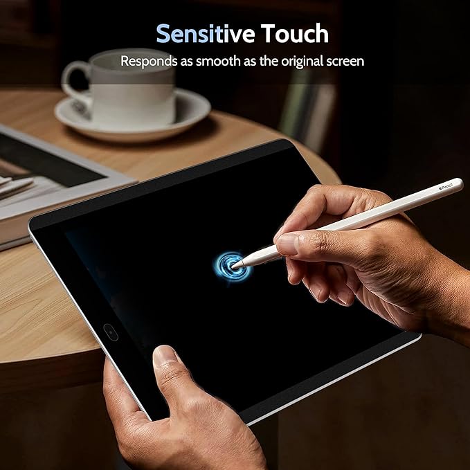 Peslv 4-Way Magnetic Privacy Screen Protector for iPad 9th 8th 7th 10.2 Inch & iPad Air 3th & iPad Pro 10.5", Removable 360 Spy Black Security Filter