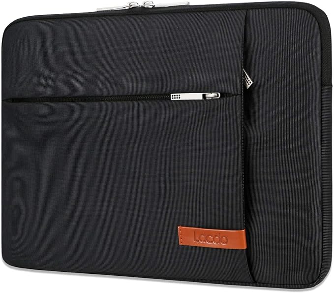 Lacdo Tablet Sleeve Case for 13 inch New iPad Air M4 M3 M2 2026-2024, 13 inch New iPad Pro M5 M4 2025-2024, 12.9 inch iPad Pro 6 5 4 3, iPad Pro Air 13 inch Sleeve, Protective Tablet Case Bag, Black