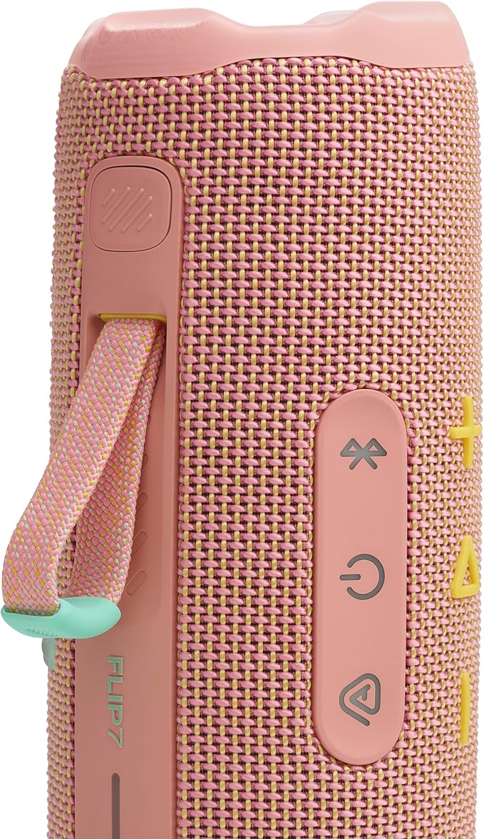 JBL Flip 7 - Portable Waterproof and Drop-Proof Speaker, Bold JBL Pro Sound with AI Sound Boost, 16Hrs of Playtime, and PushLock System with Interchangeable Accessories (Sand)