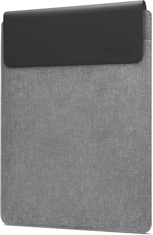 Lenovo Slim Laptop Sleeve 14 Inch Notebook/Tablet - Compatible with MacBook Air/Pro - Eco-Friendly Lightweight Case with Accessory Pocket & Magnetic Closure - Grey