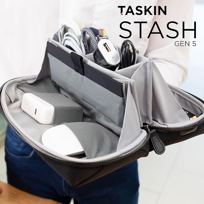 Taskin Electronic Organizer | Tech Accessories Pouch | Cable Organizer