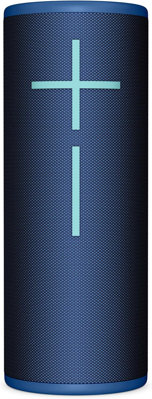 Ultimate Ears MEGABOOM 4 Portable Waterproof Bluetooth Speaker with Powerful 360-Degree Sound and Thundering Bass, Floating Speaker with 20-Hour Battery and 147ft (45m) Range - Blue