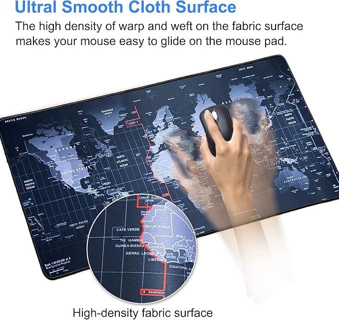 XL Gaming Mouse Pad 27.5x11.8IN Professional Large Gaming Mouse Pad & Computer Game Mouse Mat-70x30 Ditucmh