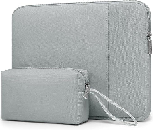 HYZUO 14-15 Inch Laptop Sleeve Bag Set for MacBook Air 15 M5 A3448 M4 M3 M2 2026-2023, MacBook Pro 15, XPS 14/15 Plus, 15" Surface Laptop, Notebook Case for 14" HP Lenovo Asus Acer, Rock Gray