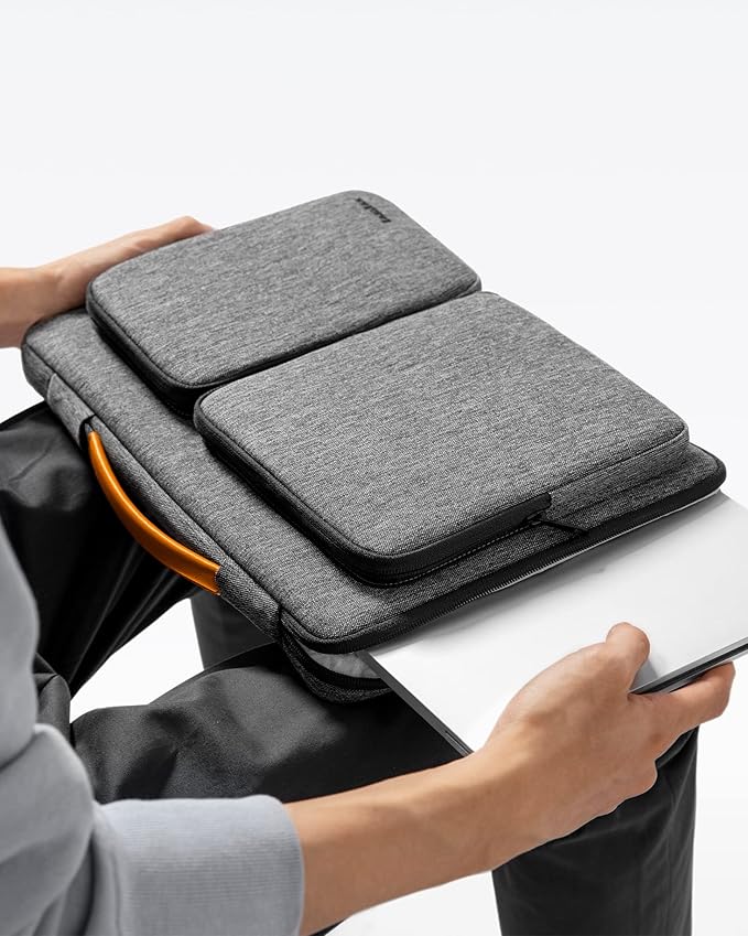 tomtoc 360 Protective Laptop Case for 16-inch MacBook Pro M5/M4/M3/M2/M1 2026-2019, Water-Resistant Laptop Sleeve Bag for Dell XPS 16 Plus, The New Razer Blade 16