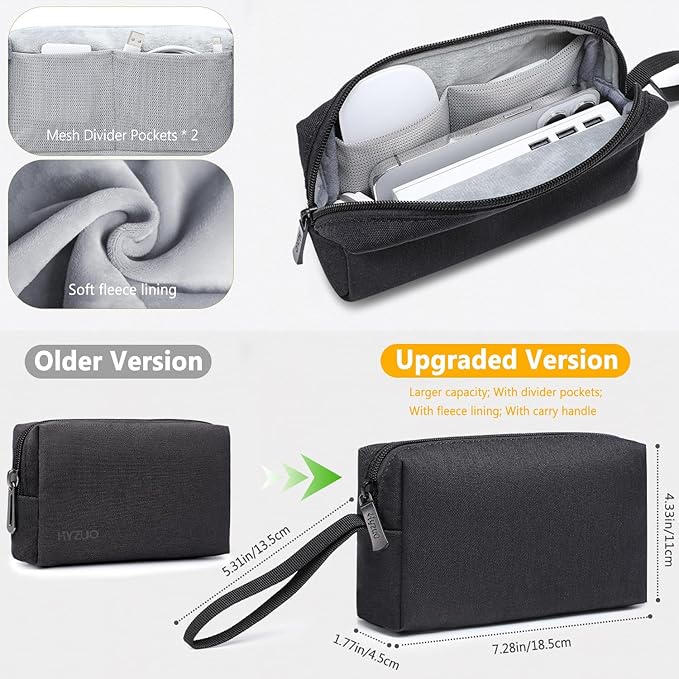HYZUO 13.3-14 Inch Laptop Sleeve Bag Set for MacBook Pro 14 M5/M4/M3/M2/M1 Pro/Max A3426 A3427 2026-2021, MacBook Air/Pro 13.3, 13.5-13.8" Surface Book/Laptop, Notebook Case for 13.3" HP, Black