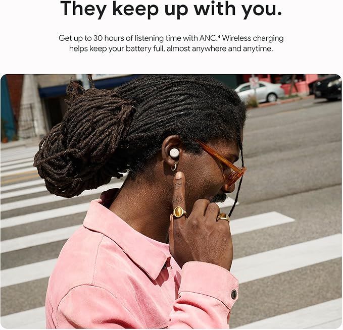 Google Pixel Buds Pro 2 - Wireless Earbuds with Active Noise Cancellation – Bluetooth Headphones - Porcelain