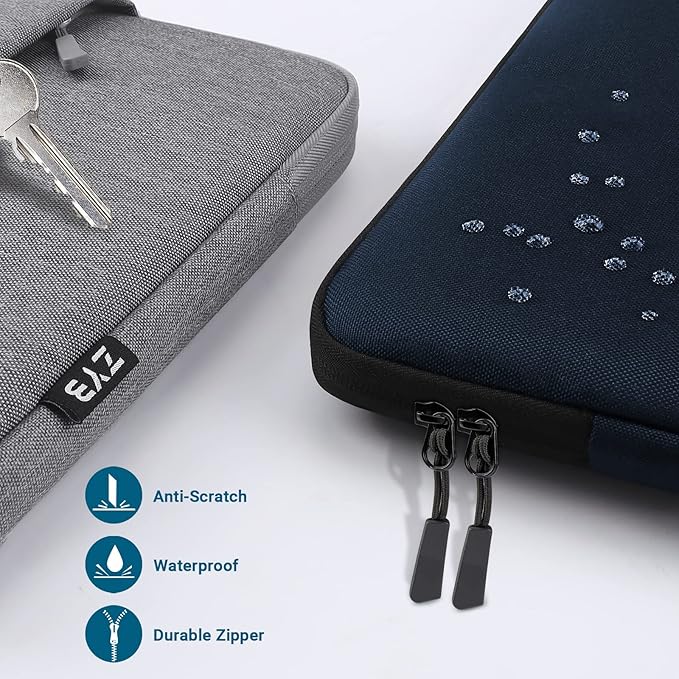 ZYB Laptop Case 16 Inch,16 Inch Laptop Sleeve for 16 Inch Notebook MacBook Pro 16 Lenovo ThinkBook/IdeaPad/ThinkPad HP Dell Acer ASUS etc Waterproof Computer Sleeve with Pocket & Accessory Bag-Blue