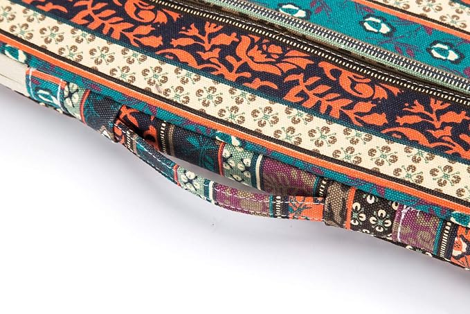 Kinmac 360° Heavy Duty Protective Laptop Computer Sleeve case Bag Cover with Handle for MacBook Pro 14 inch,14 inch-14.4 inch HP Lenovo Dell ASUS Acer Laptop (New Bohemian)
