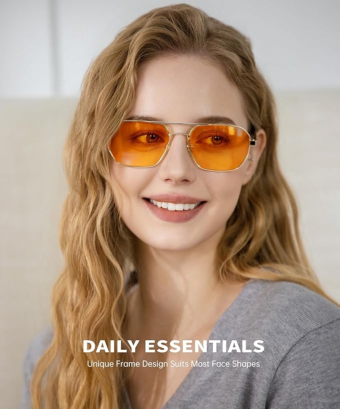 ANYLUV Blue Light Glasses for Woman/Men, Blue Light Blocking Glasses Women Computer Gaming Glasses for Eye Protection
