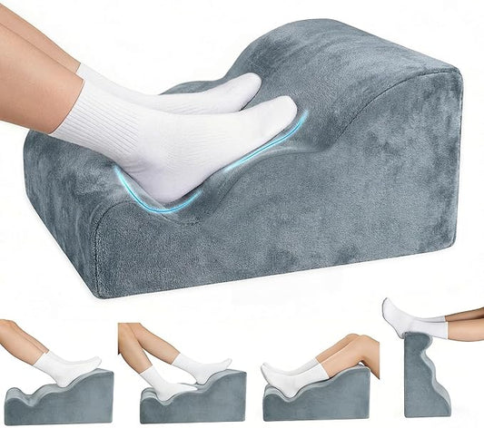 Foot Rest Under Desk Versatile Footrest with Heel Support,Ergonomic 3-Tier Foot Stool for Office, Under Desk, Chair Gaming Chair & Sofa, Leg Elevation Pillow,Supports Posture