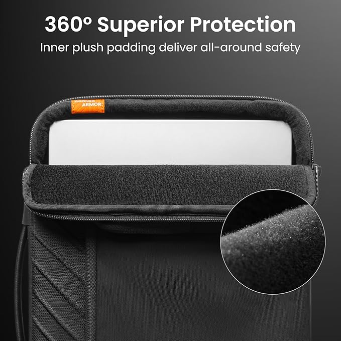 tomtoc 360 Protective Laptop Case for 15-inch New MacBook Air M5/A3448 2026, M4/A3241 M3/A3114 M2/A2941, 15" Microsoft Surface Laptop 7/6, Dell XPS 15 Plus, 15 Inch MacBook Pro, Acer HP Chromebook 14
