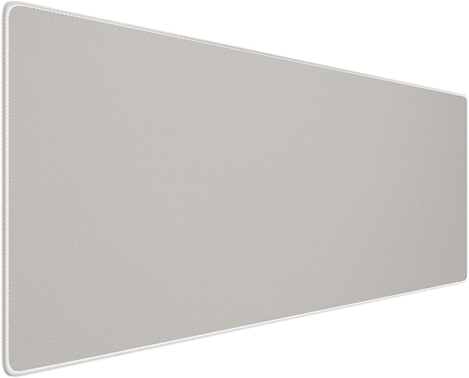 Waterproof Large Gaming Mouse Pad with Durable Stitched Edges, Non-Slip Rubber Base, Grainy Jacquard Mouse Mat Desk Pad for Home Office Gaming, 35.4''x15.7''x0.12'', Matte Beige