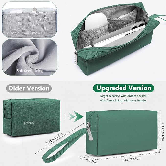 HYZUO 15-16 Inch Laptop Sleeve Bag Set for MacBook Pro 16 M5/M4/M3/M2/M1 Pro/Max A3428 A3429 2026-2019, 15" Surface Book, Notebook Case for 15" 15.6" HP Dell Lenovo Asus Acer Samsung, Jungle Green