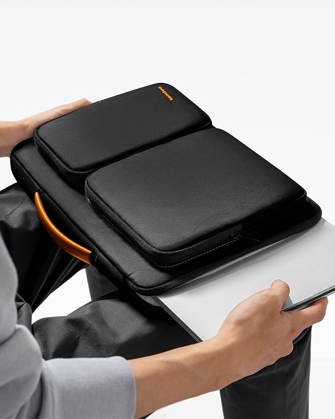 tomtoc 360 Protective Laptop Case for 16-inch MacBook Pro M5/M4/M3/M2/M1 2026-2019, Water-Resistant Laptop Sleeve Bag for Dell XPS 16 Plus, The New Razer Blade 16