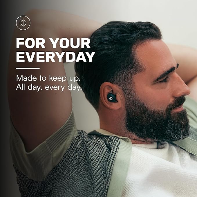 Raycon Everyday Classic Bluetooth Wireless Earbuds + Microphone with Active Noise Canceling, Sweat & Water-Resistant Earphones, Ear Buds Wireless Bluetooth 32 Hours Playtime (Rose Gold)