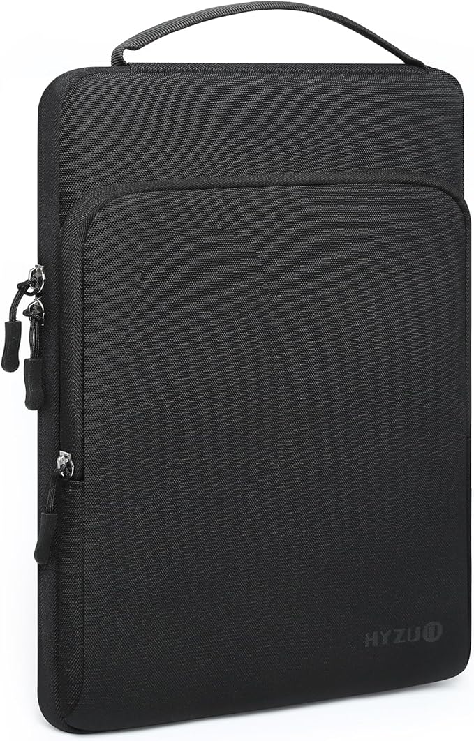 HYZUO 13.3-14 Inch Laptop Bag Sleeve for MacBook Pro 14 M5 M4 M3 M2 M1 Pro/Max A3426 A3427 2026-2021, MacBook Air/Pro 13.3, 13.8"-13.5" Surface Laptop/Book, Notebook Case for 13" Dell HP, Black