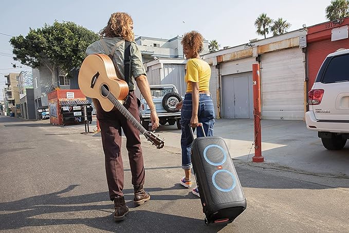 JBL Partybox 310 - Portable Party Speaker with Long Lasting Battery, Powerful JBL Sound and Exciting Light Show,Black