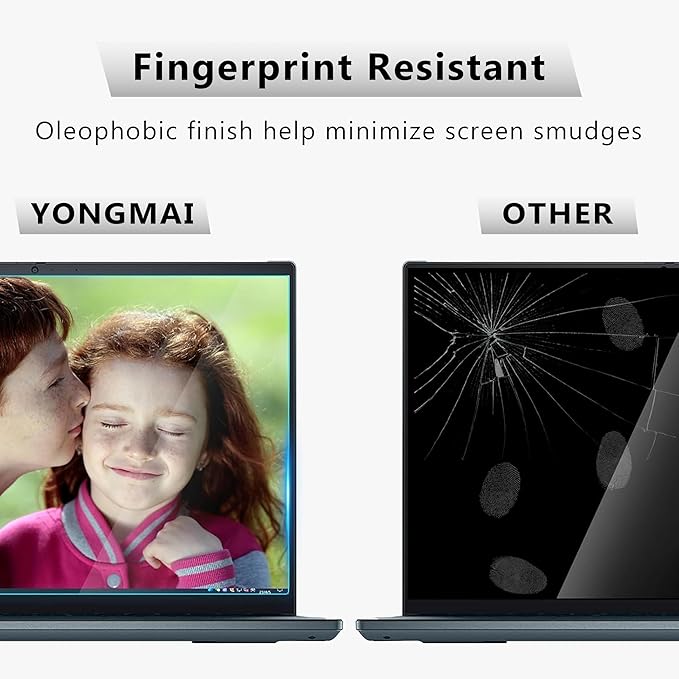 2Pack 14" Universal Laptop Screen Protector Tempered Glass Compatible with HP/Dell/Acer/ASUS/Samsung/Lenovo/MSI/Toshiba/LG/Razer Blade 16:9 Aspect Ratio Screen, Bubble Free,Anti Scratch Ultra-Clear