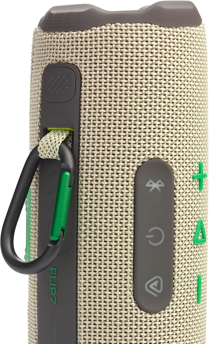 JBL Flip 7 - Portable Waterproof and Drop-Proof Speaker, Bold JBL Pro Sound with AI Sound Boost, 16Hrs of Playtime, and PushLock System with Interchangeable Accessories (Squad)