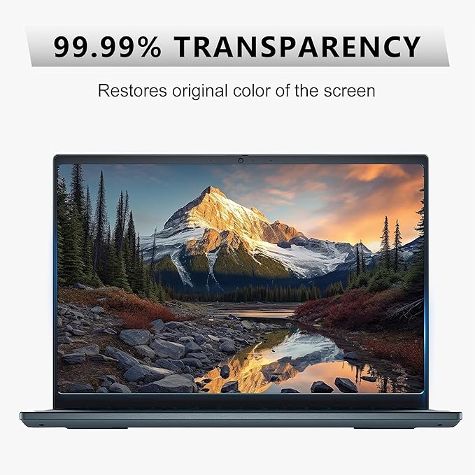 2Pack 17" Universal Laptop Screen Protector Tempered Glass Compatible with HP/Dell/Acer/ASUS/Samsung/Lenovo/MSI/Toshiba/LG/Razer Blade 16:10 Aspect Ratio Screen, Bubble Free,Anti Scratch Ultra-Clear