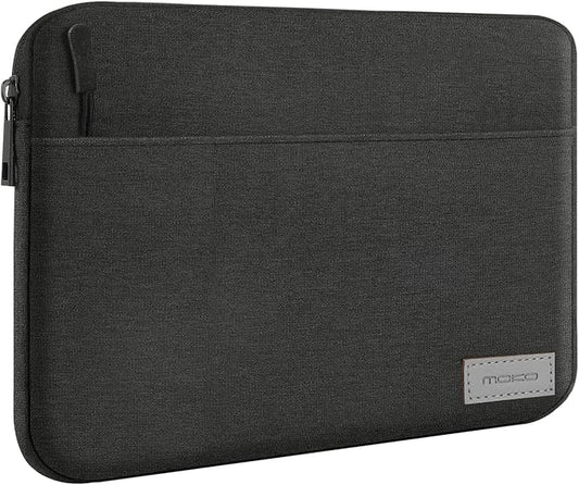 MoKo 7-8 Inch Tablet Sleeve Bag, Carrying Case Fit with New iPad mini (A17 Pro) 8.3" 2024, iPad mini 6 / iPad mini 5 / iPad mini 4 / iPad mini 3 / iPad mini 2, Black & Gray