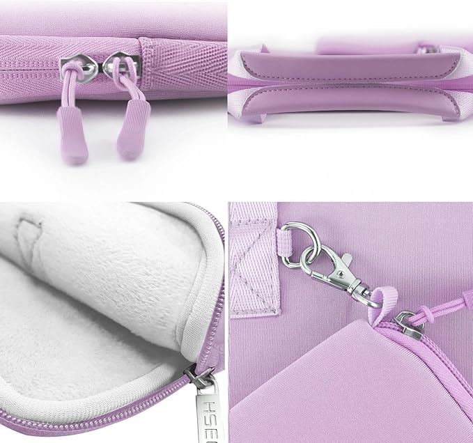 Hseok Laptop Sleeve 14 inch Case with Small Case, Compatible with MacBook Neo 14, MacBook Pro 14 M5/M4/M3/M2/M1, XPS 14 and Most 14 inch Notebooks, Neoprene Computer Handbag,P01U01