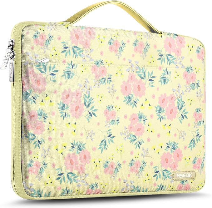Hseok Laptop Sleeve 13-14 Inch Case Briefcase Compatible with MacBook Neo Pro 14 M5/M4/M3/M2/M1, All Models 13.3 Mac Air/Pro, XPS 13 14, Most Popular 13"-14" Notebooks,B01G01