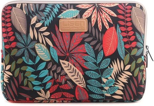 BSLVWG 13 Inch Laptop Sleeve Multi-Color & Size Choices Case/Water-Resistant Neoprene Notebook Computer Pocket Tablet Briefcase Carrying Bag/Pouch Skin Cover