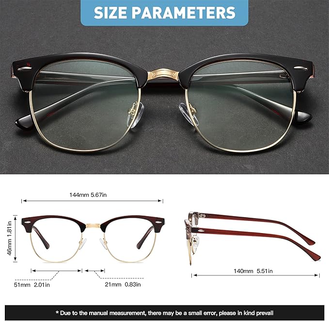 Blue Light Blocking Glasses for Woman/Men Computer Bluelight Glasses Womens/Mens