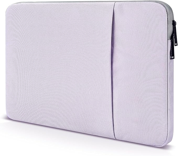 CaseBuy MacBook Air 15 inch Sleeve Water-Resistant Protective Case for 2025 2024 MacBook Air 15 M2 M3 M4 M5 Chip A3448 A2941 A3241 Laptop Carrying Case Cover Slim Traveling Accessories Bag -Purple